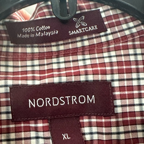 Nordstrom Smartcare Wrinkle free short sleeve button up XL - Picture 4 of 4